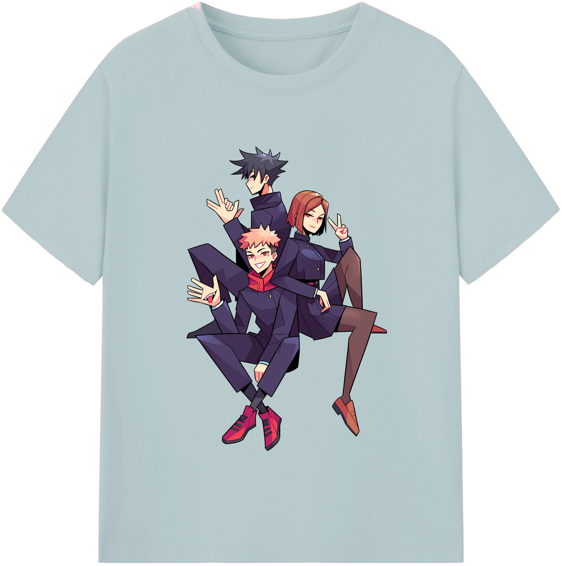（画像用） 呪術廻戦 Jujutsu Kaisen 綿100％半袖Tシャツ（フロントプリント）